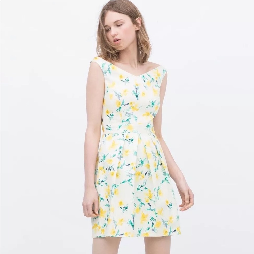Beautiful watercolour print Zara dress
